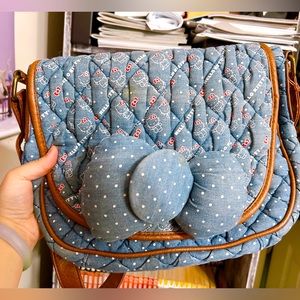 Vintage Hello Kitty Sanrio Denim Crossbody Bag